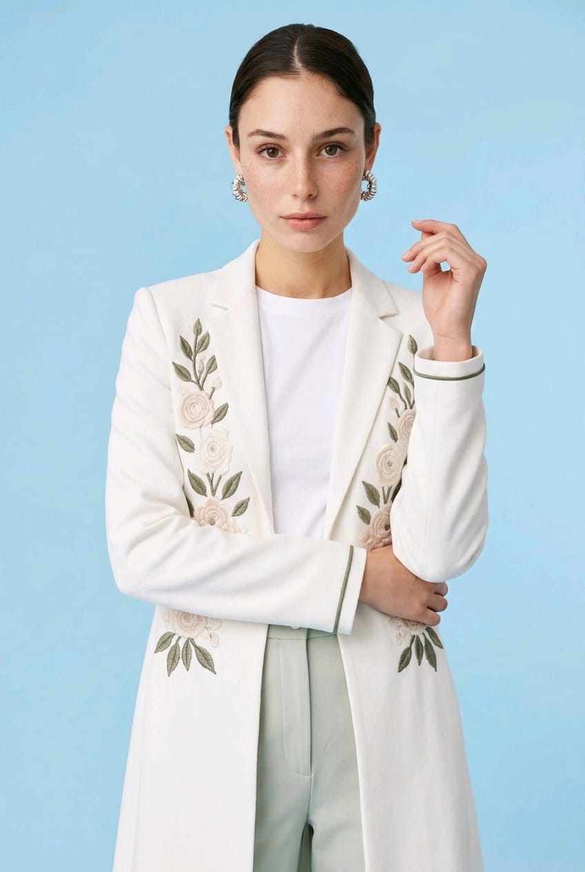 Roselle in White